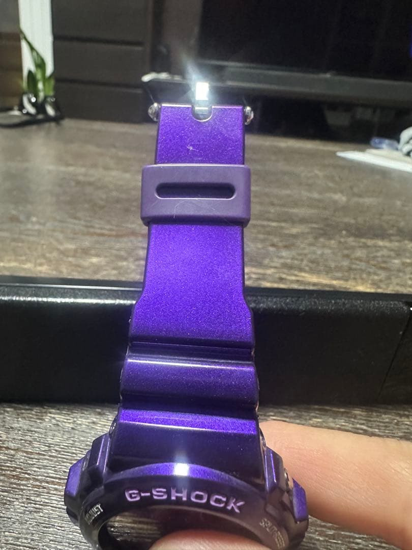 【電池交換済み】G-SHOCK DW6900CC クレイジーカラー 紫 美品