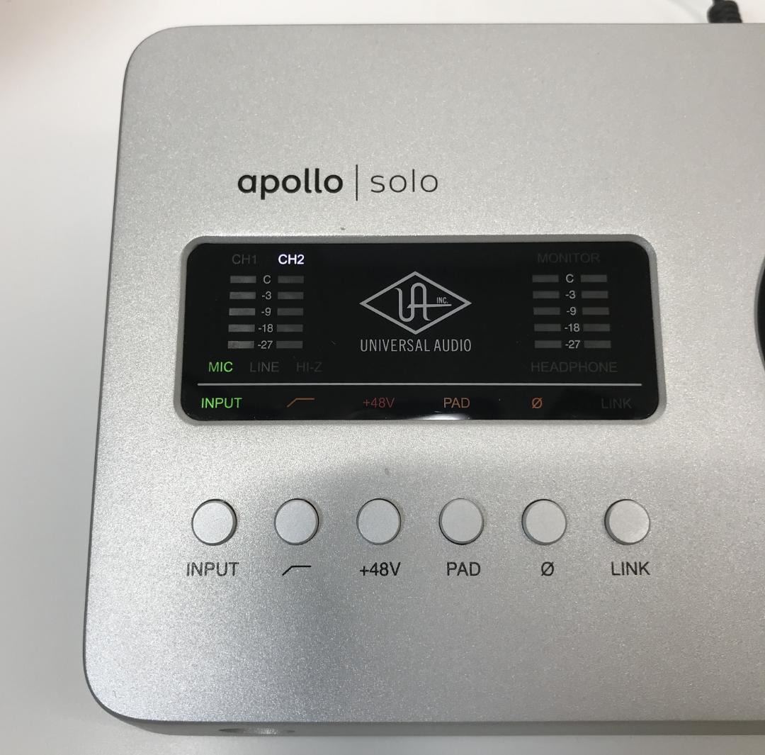 【美品】Universal Audio Apollo Solo USB Win
