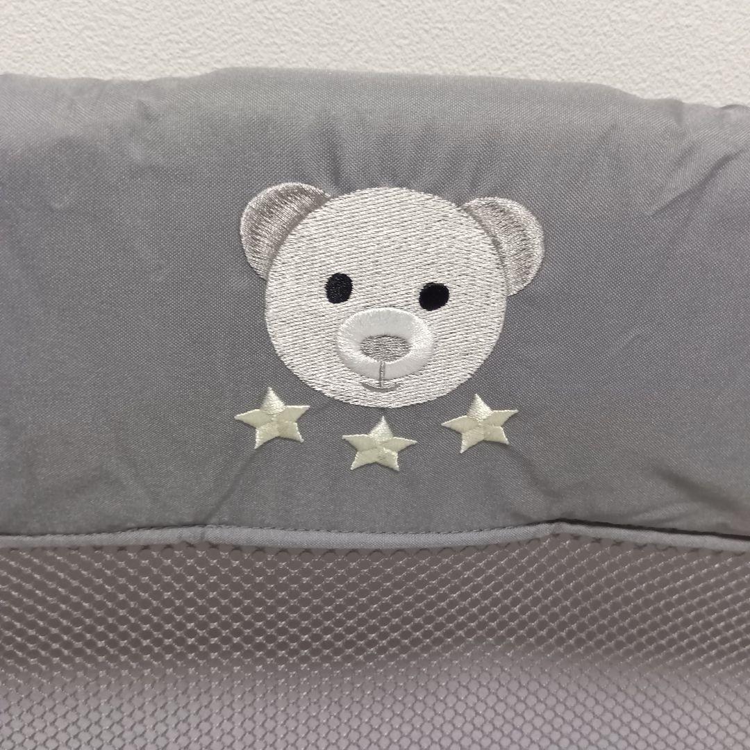 Aprica アップリカ ココネルエアーAB グレーベア ポータブルベビーベッド