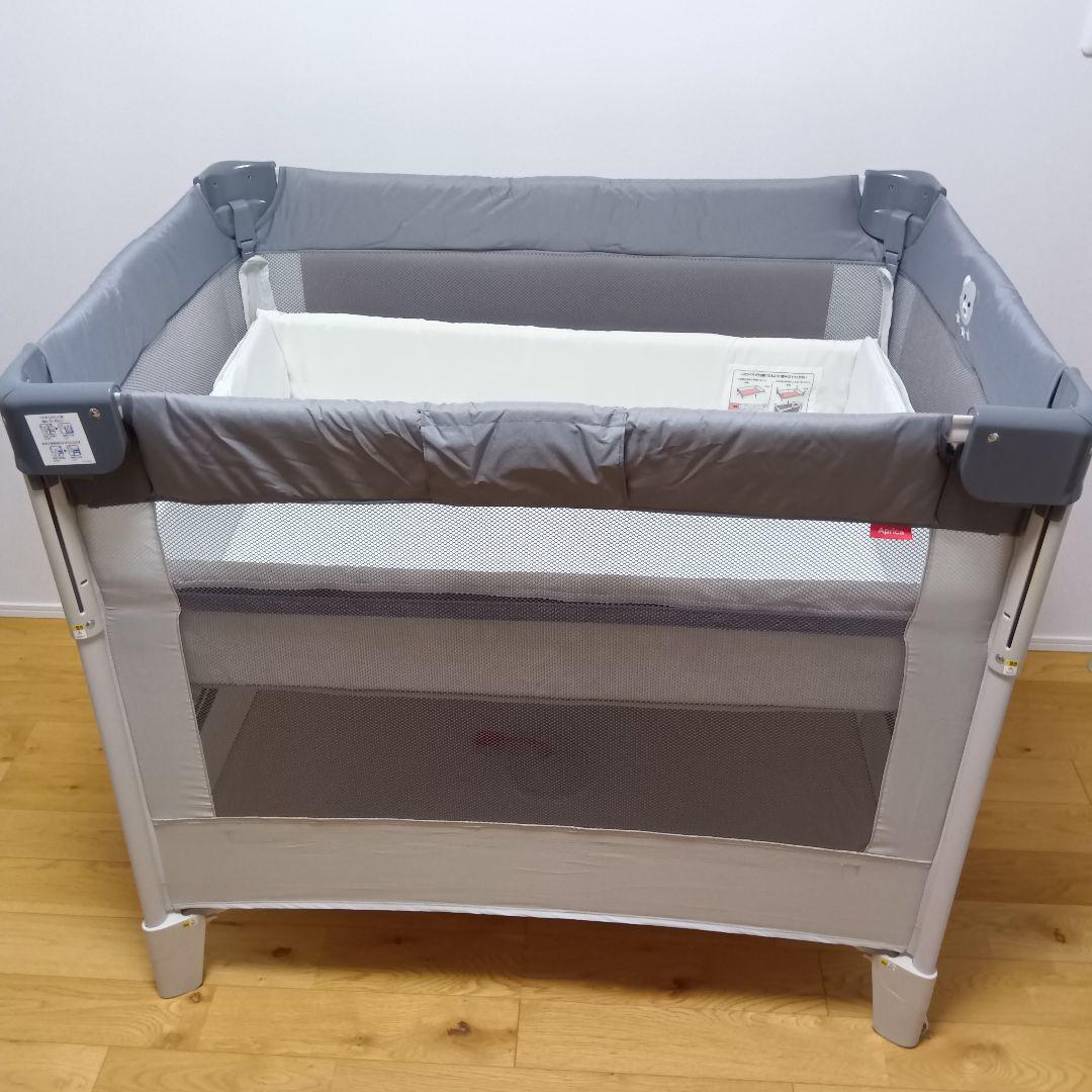 Aprica アップリカ ココネルエアーAB グレーベア ポータブルベビーベッド