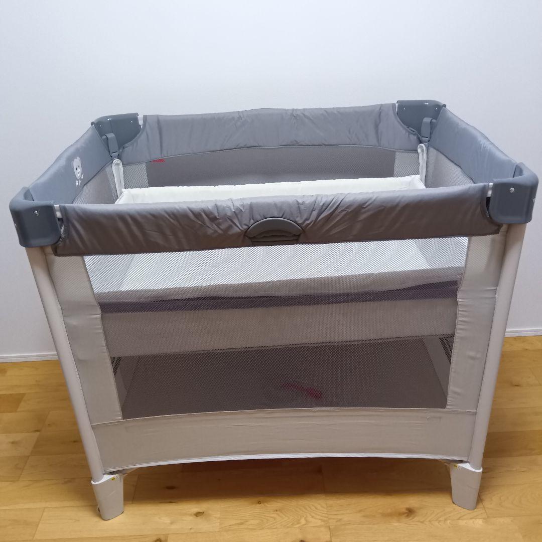 Aprica アップリカ ココネルエアーAB グレーベア ポータブルベビーベッド