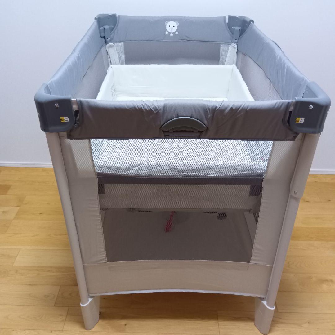 Aprica アップリカ ココネルエアーAB グレーベア ポータブルベビーベッド