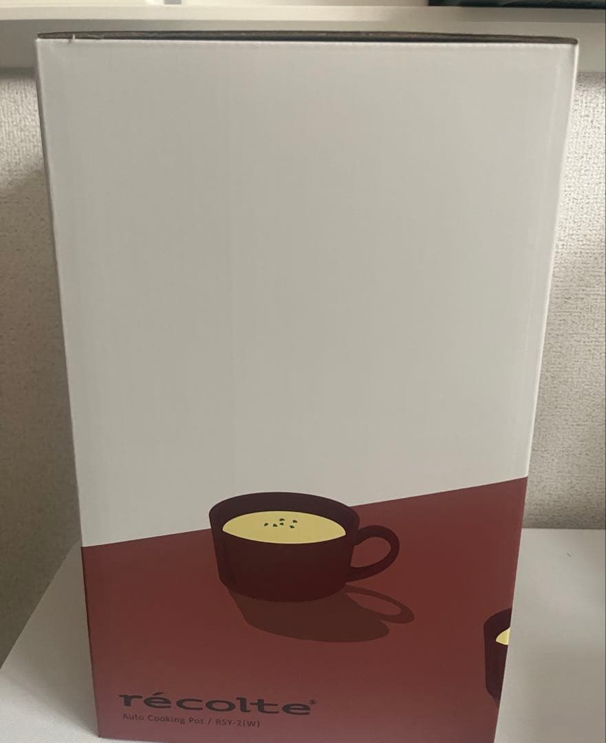 【新品・未開封】レコルト recolte 自動調理ポット クリームホワイト