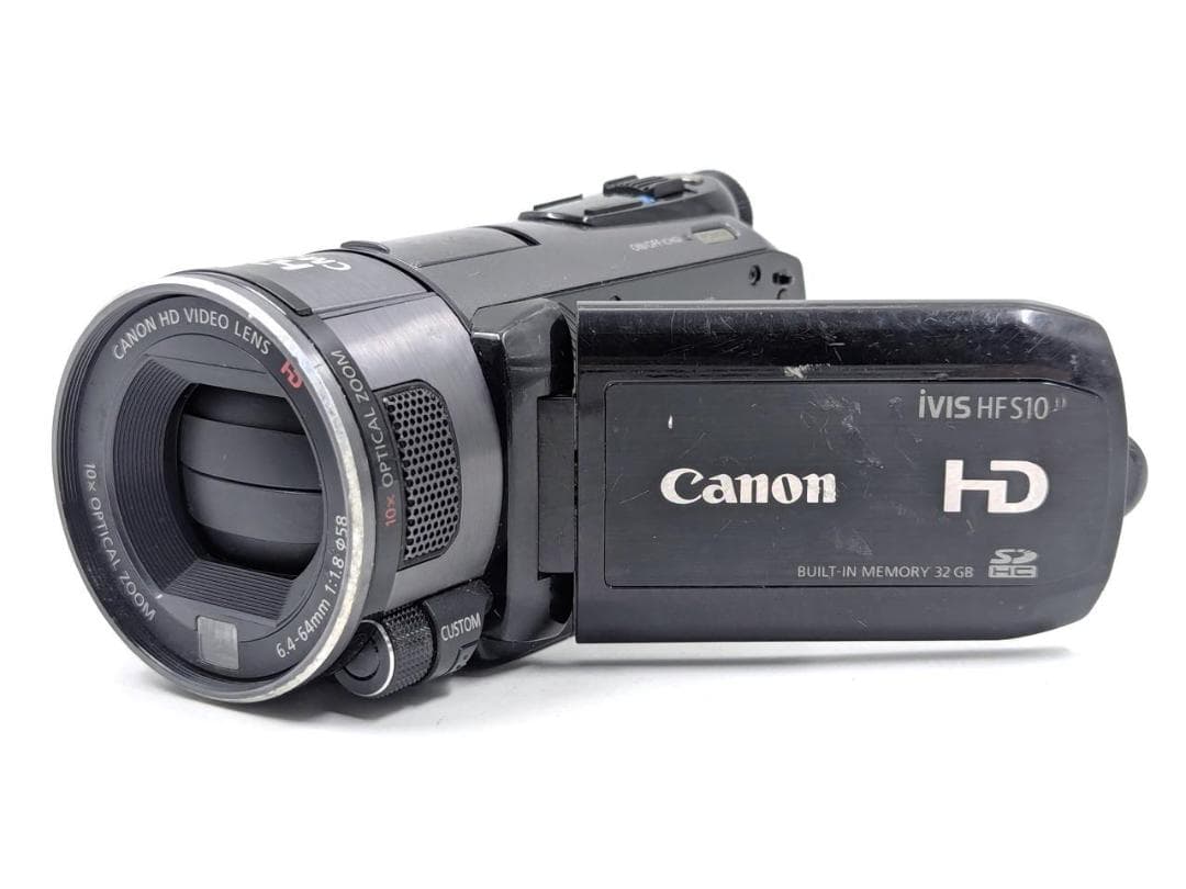 フルハイビジョン対応！ Canon ビデオカメラ iVIS HF S10