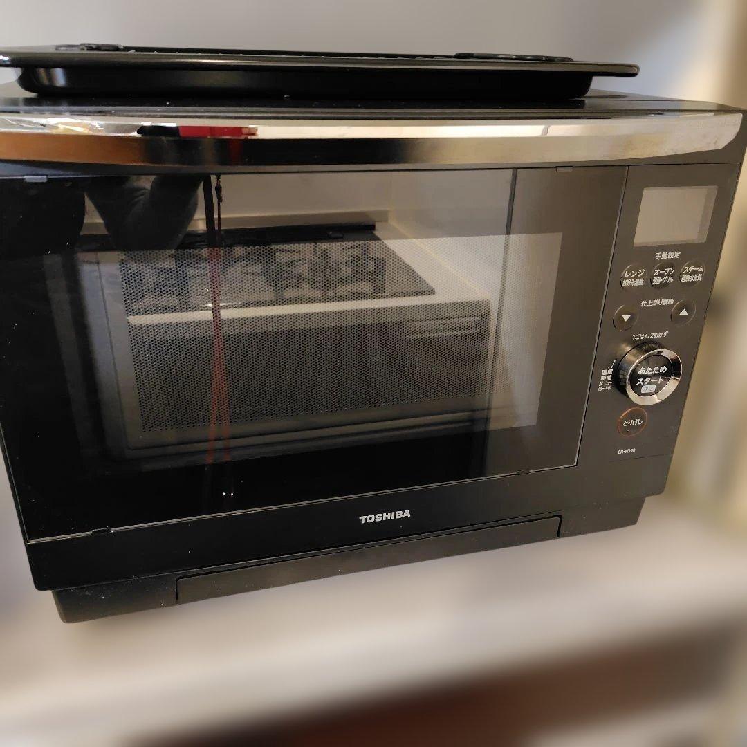 TOSHIBA オーブンレンジ ER-YD90 ブラック 2025年製　中古