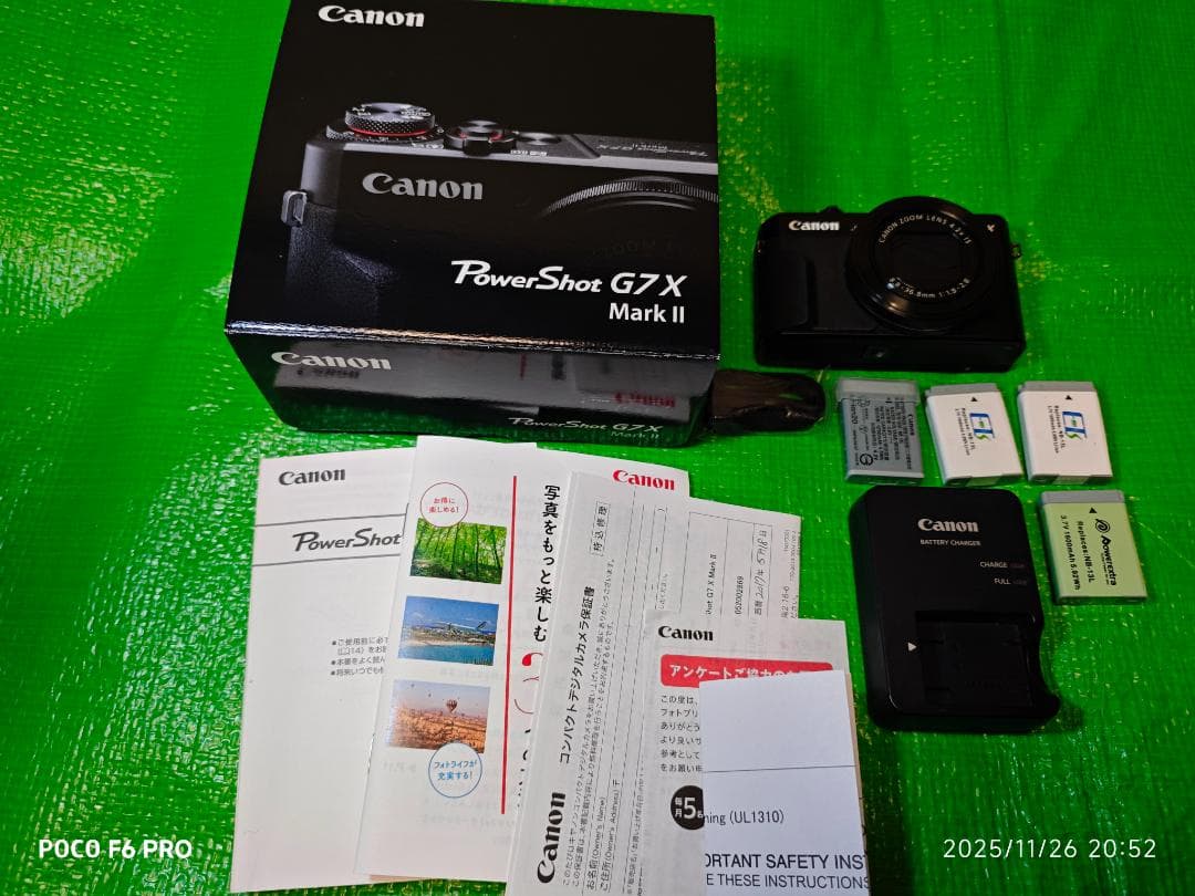 チ*プ様 【中古完動品】Canon PowerShot G7 X Mark II