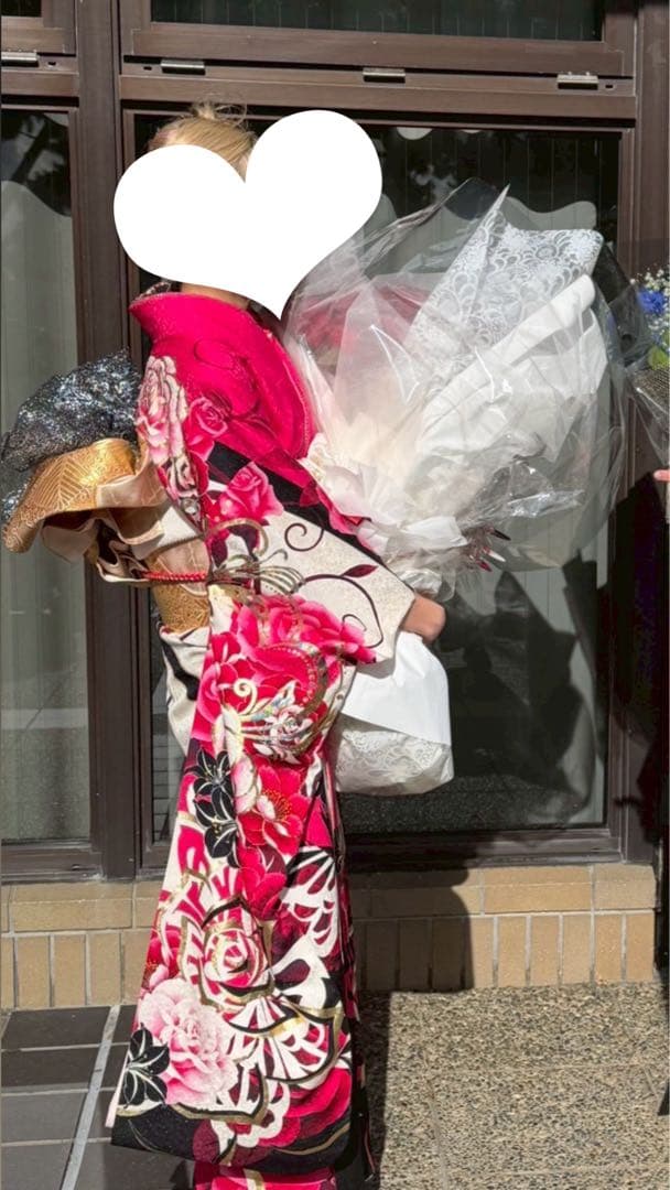 振袖 ピンクラメ ギャル系