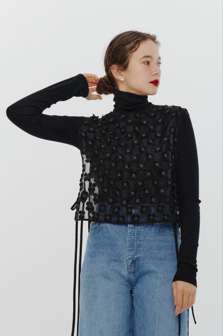 本日のみSALE！【新品・未使用】yori shirocon cloverジレ