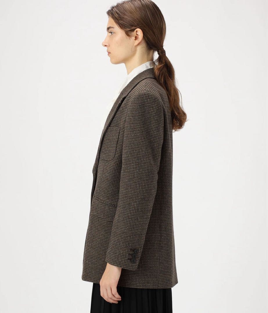 【TOMORROWLAND】【Ballsey】チェック柄 テーラードジャケット