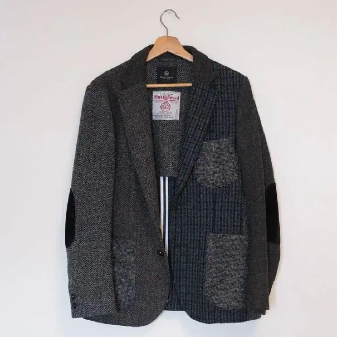 ユナイテッドアローズHarris Tweed テーラードジャケット即発送ビームス