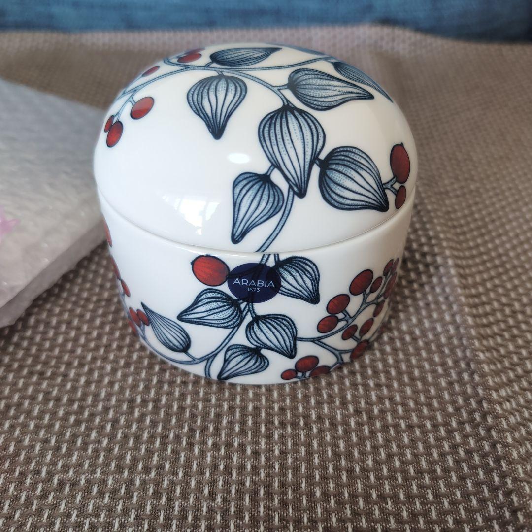 ARABIA ルノ フロストベリー ジャー＆キャニスプーン小さじ＋小さじ1/2