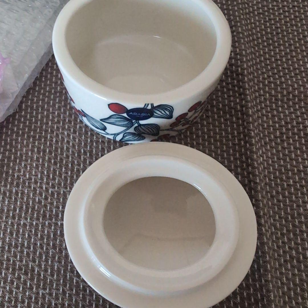 ARABIA ルノ フロストベリー ジャー＆キャニスプーン小さじ＋小さじ1/2