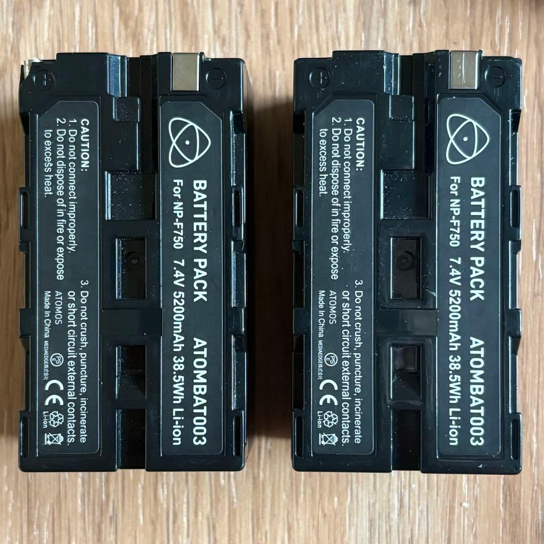 ATOMOS ninja V モニター　SSD 1TB×2