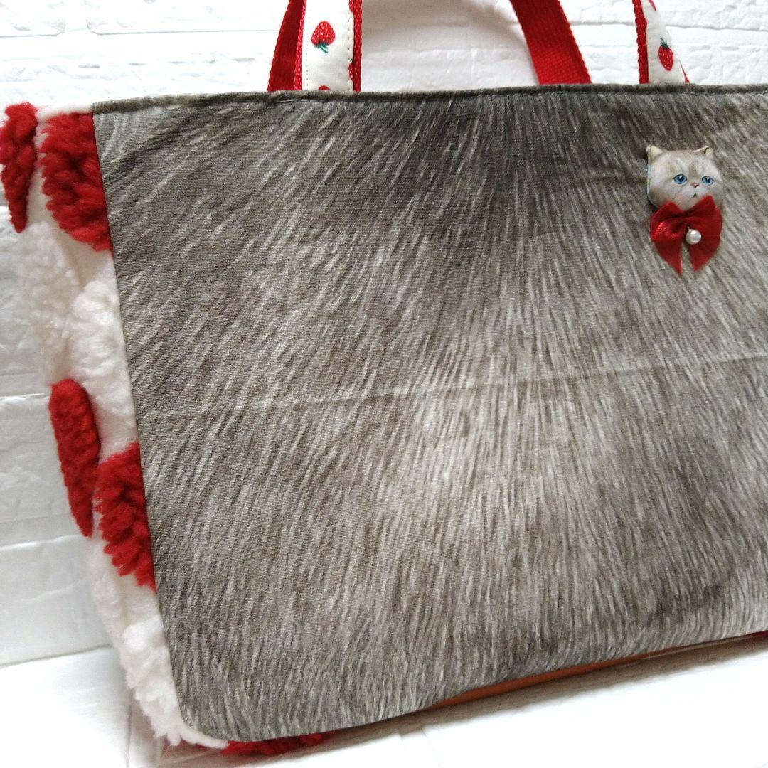 ゆ*ら様 コヤンイサムチョン☆横長トートバッグ　　ハートボア　ルミちゃん　ビッグ