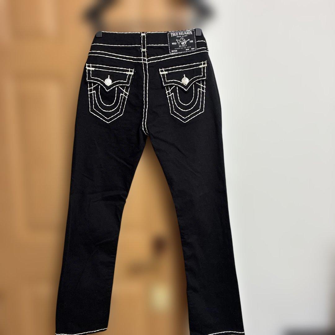 TRUE RELIGION ブラックデニムジーンズ