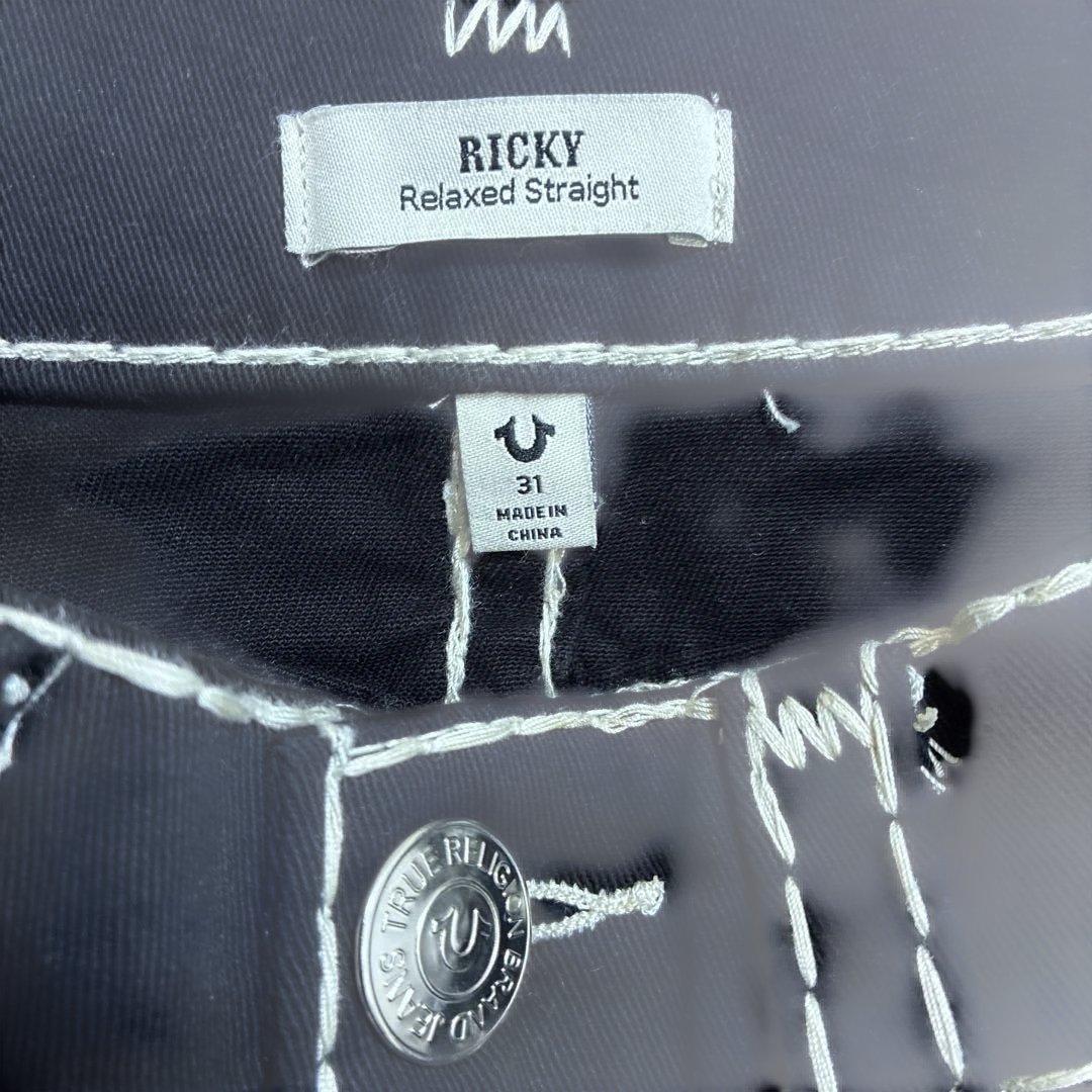 TRUE RELIGION ブラックデニムジーンズ