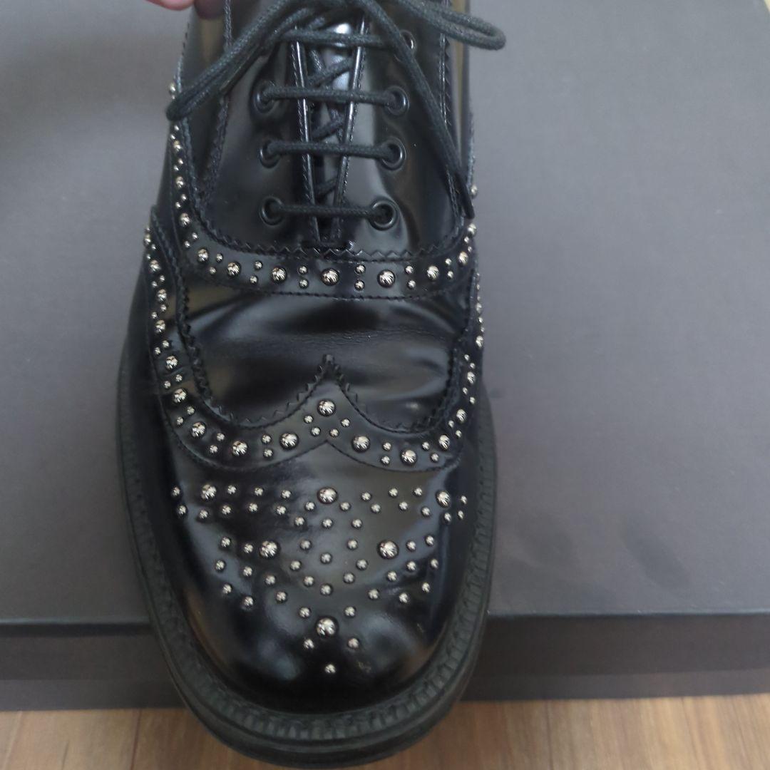 PRADA　オックスフォード ドレスシューズ リベット7 1/2
