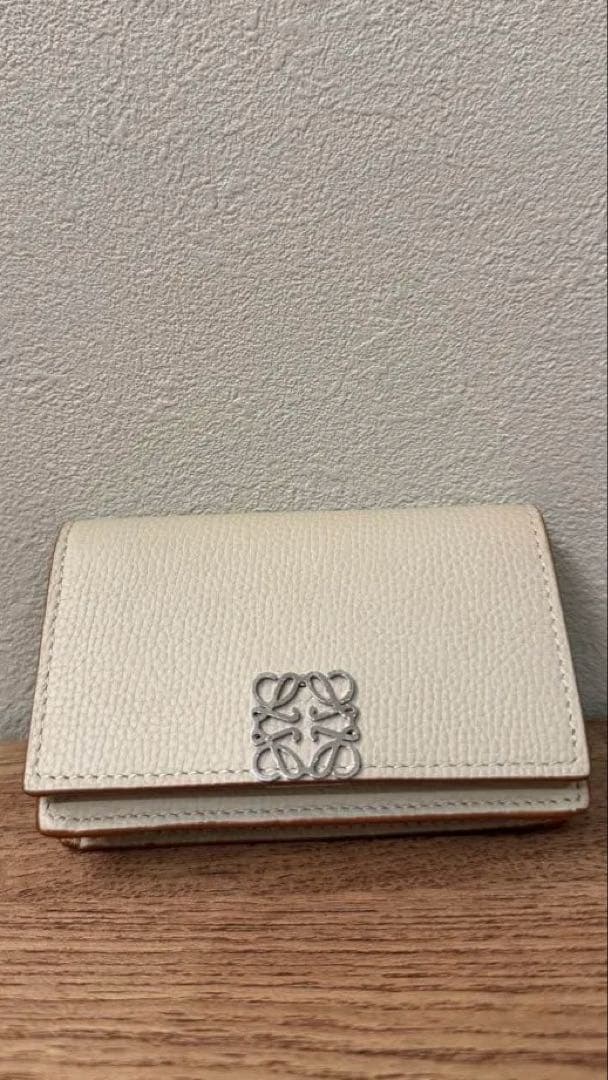【希望価格受付中】ロエベ　カードケース　ベージュ