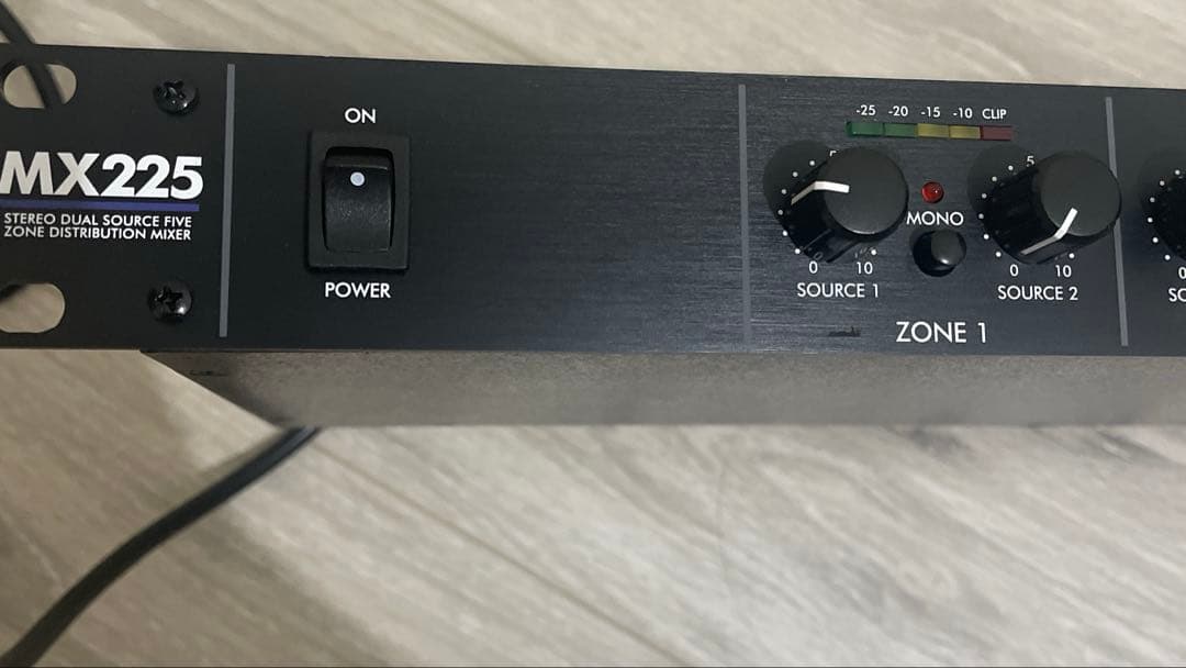 ART MX225ステレオデュアルソース5ゾーンディストリビューションミキサー