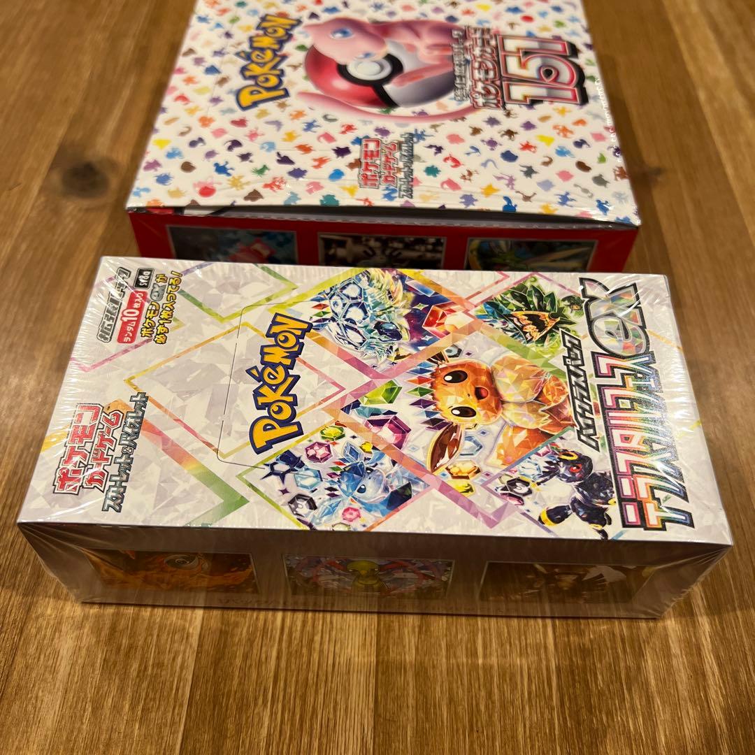 ポケモンカード151 box テラスタルフェスex box 新品未開封品