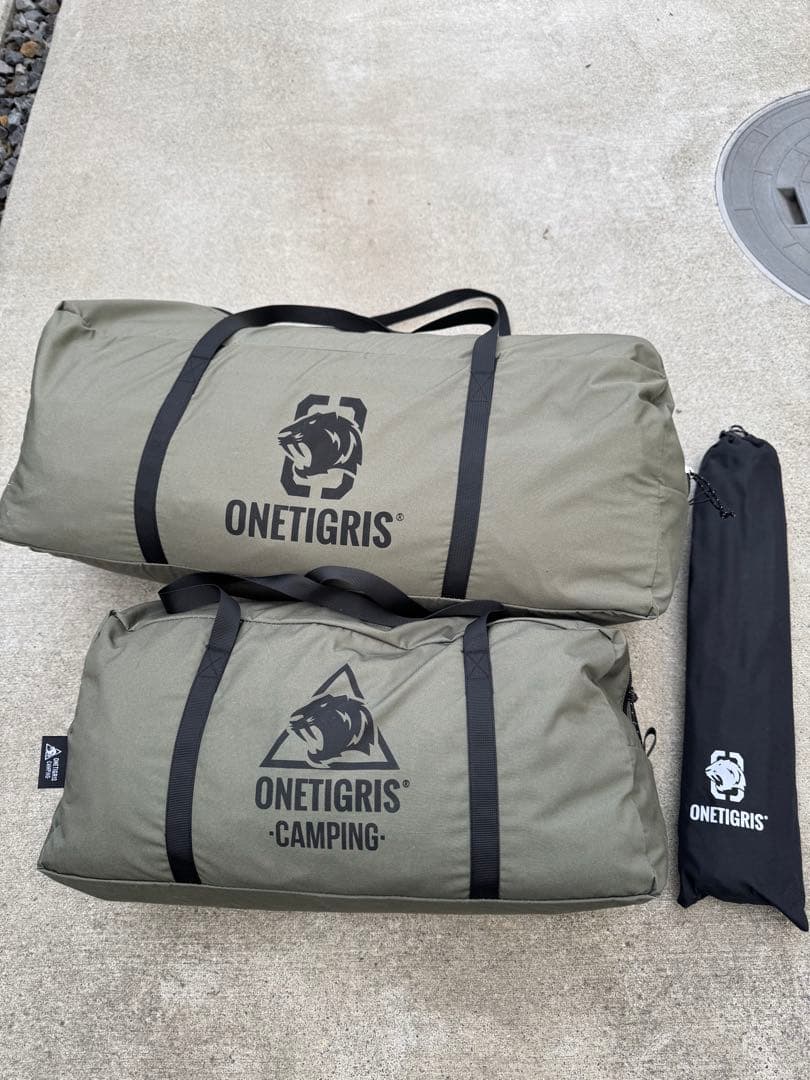 ONETIGRIS ソロホームステッドTC ＋前幕＋ポールのフルセット