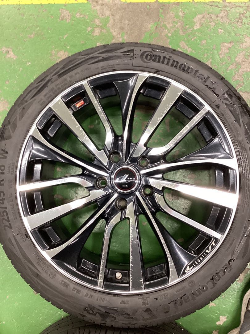 清道　中古レオニスVT 18インチセット　レヴォーグ、オデッセイ等