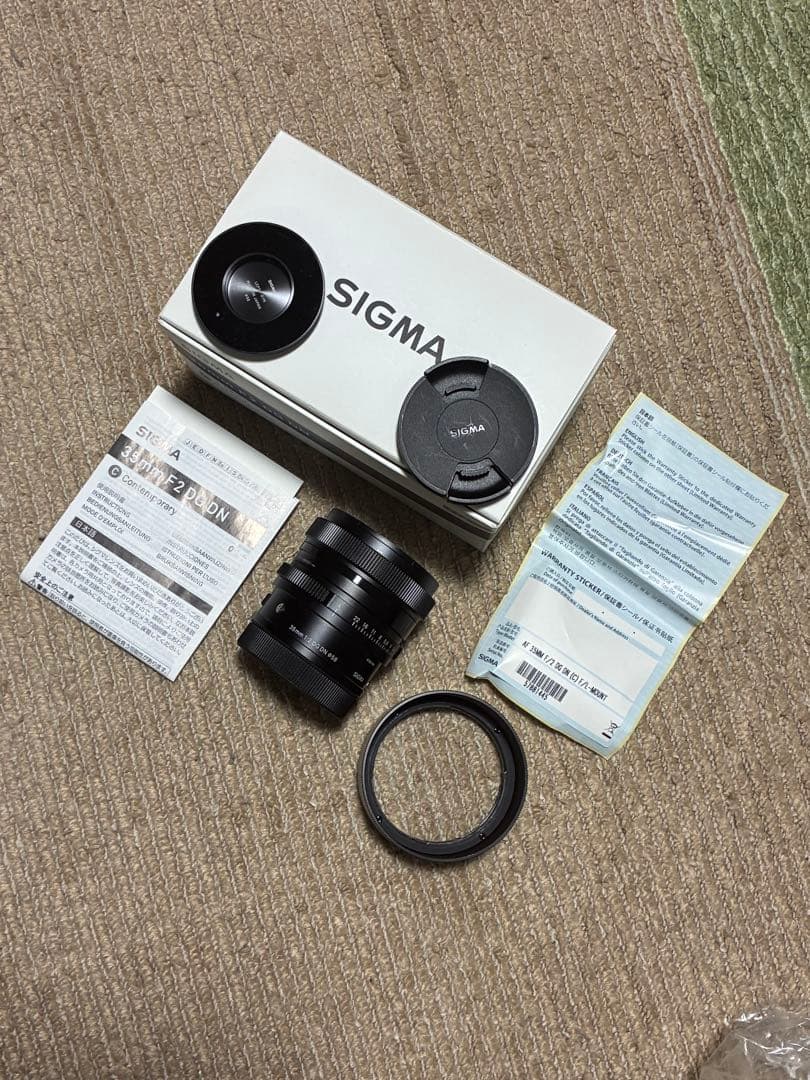 SIGMA 35mm F2 DG DN レンズ 本体ライカLマウント