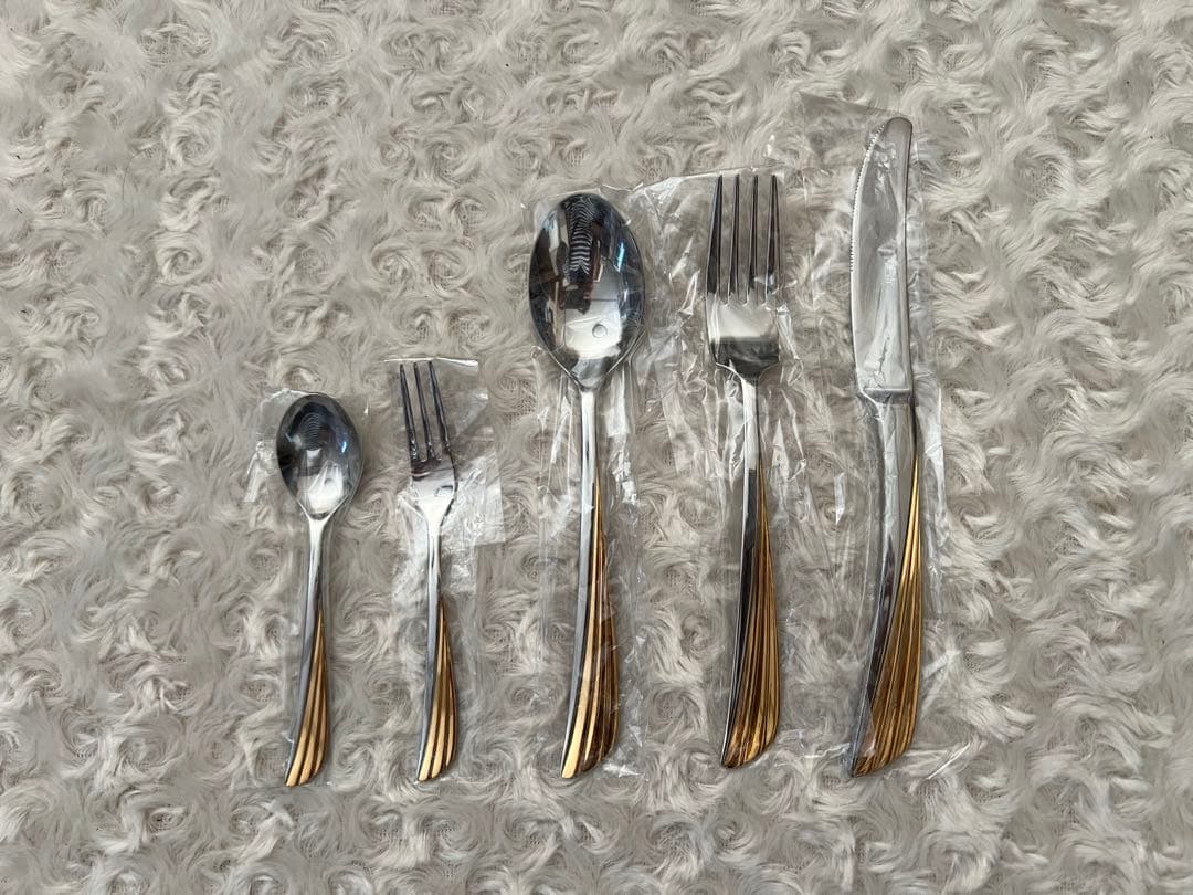 【ベンチタイム】ノリタケカトラリーセット　ゴールドウイング　ディナーセット