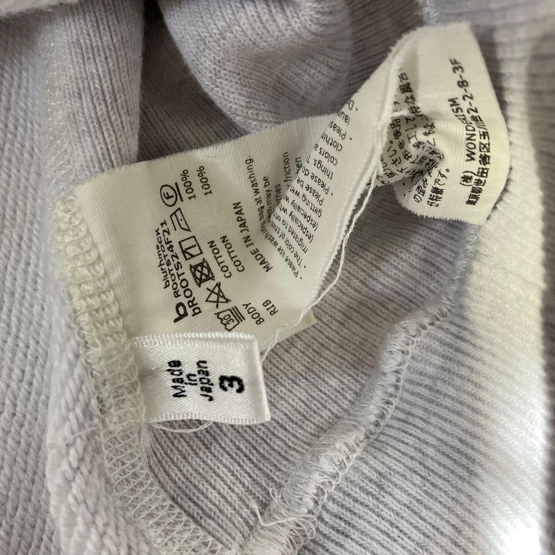 blurhms ROOTSTOCK ブラームス スウェット サイズ3