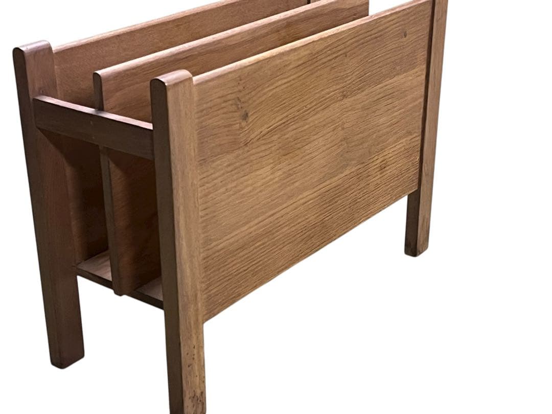 ジャーナルスタンダード木製マガジンラック 2仕切り