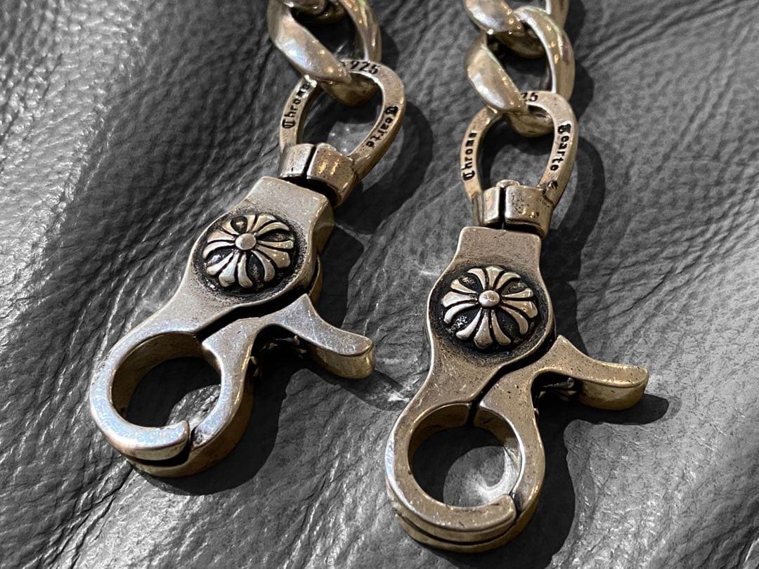 【一点物】　シルバー　アンティーク　ウォレットチェーン　　50cmm