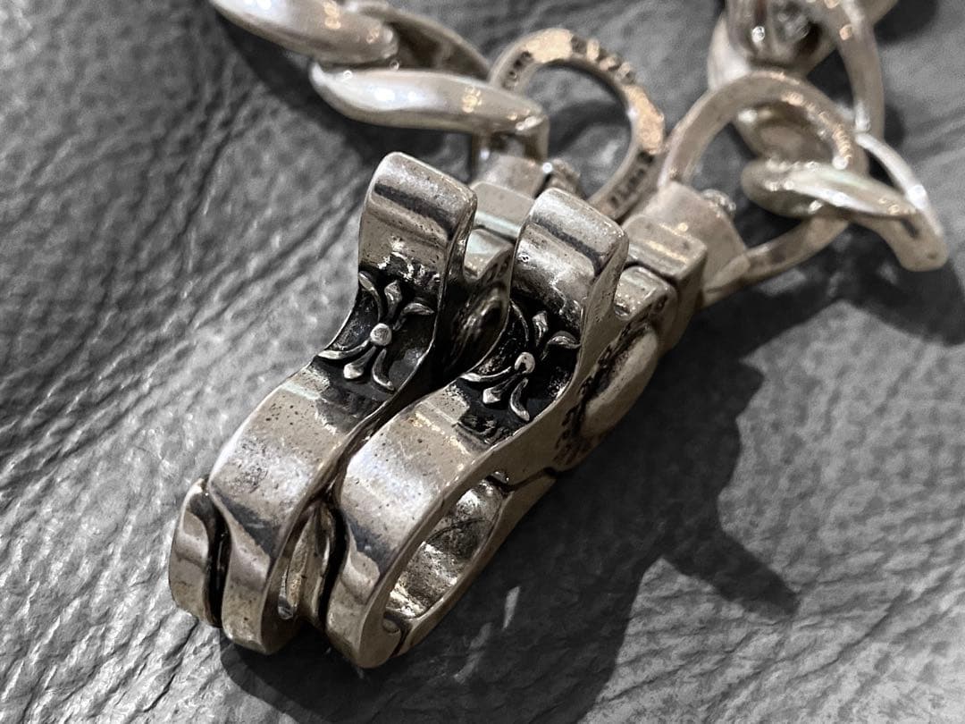 【一点物】　シルバー　アンティーク　ウォレットチェーン　　50cmm