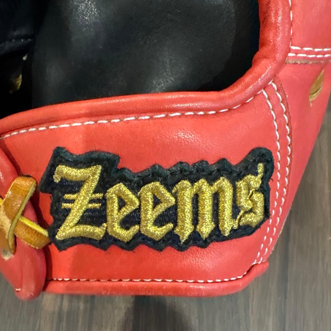 Zeems 野球グローブ 赤