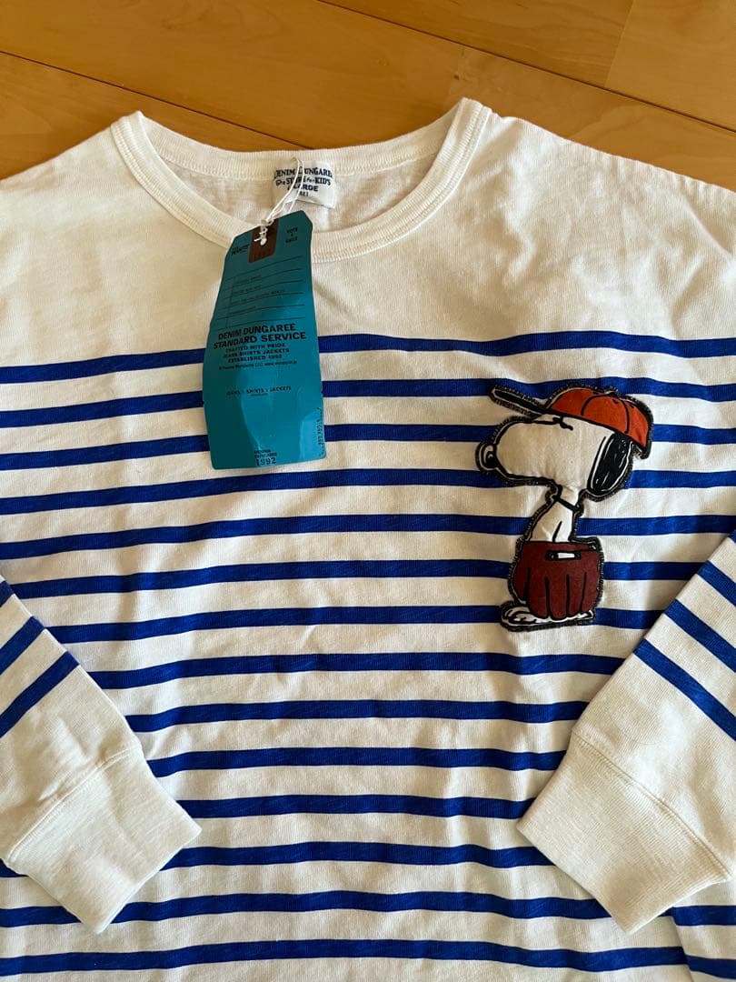 デニム＆ダンガリー　新品タグ付　スヌーピー 長袖　ボーダーTシャツ 02