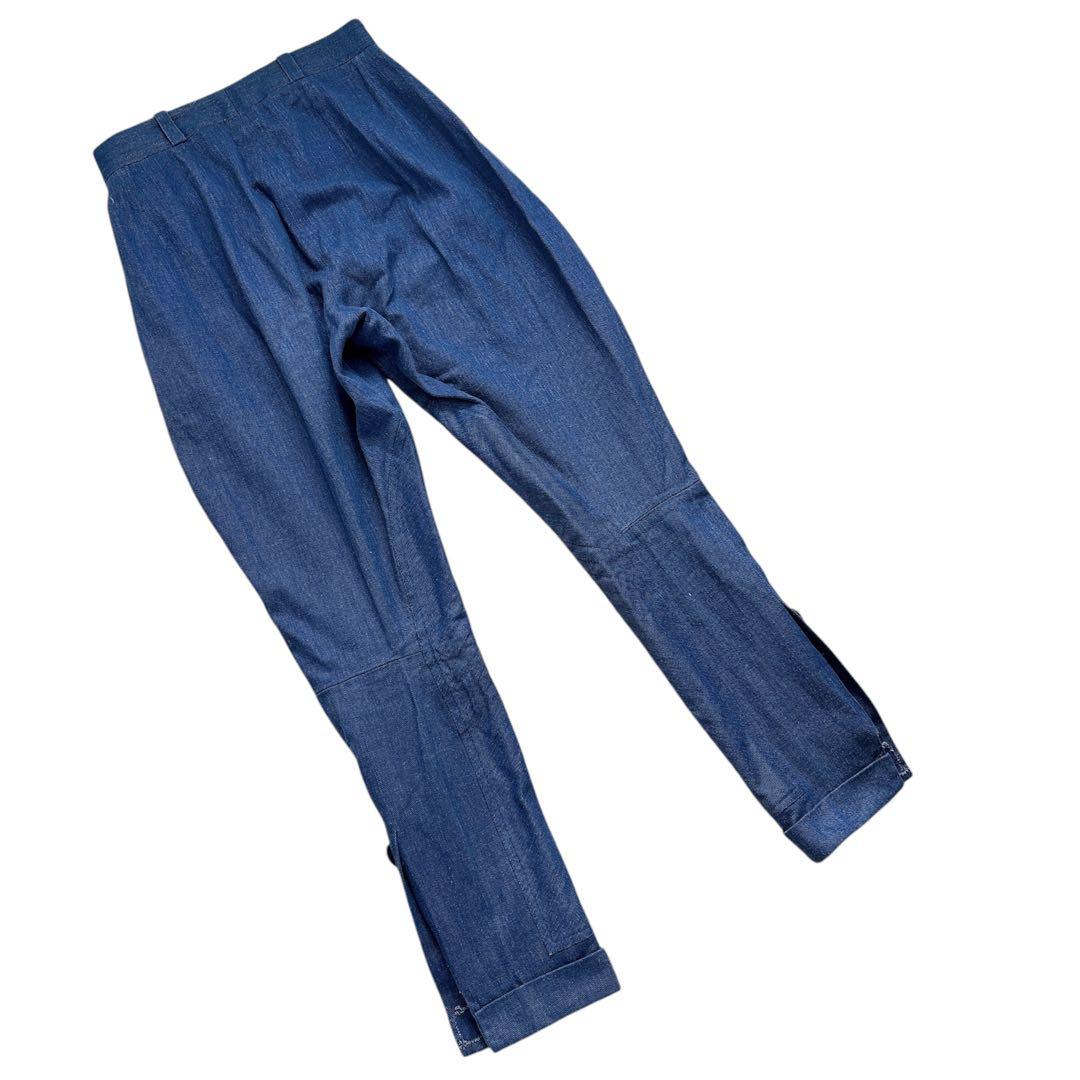 エルメス　デニムパンツ　テーパードパンツ　38 HERMES カジュアル