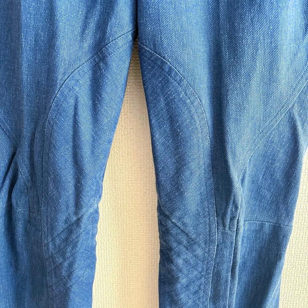 エルメス　デニムパンツ　テーパードパンツ　38 HERMES カジュアル