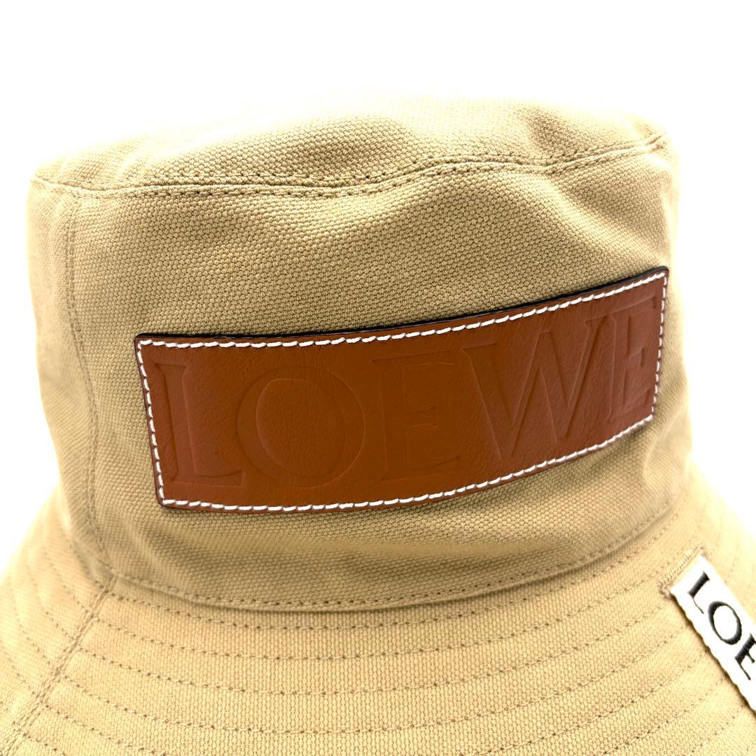 【極美品】ロエベ パウラズイビザ キャンバス バケットハット フィッシャーマン
