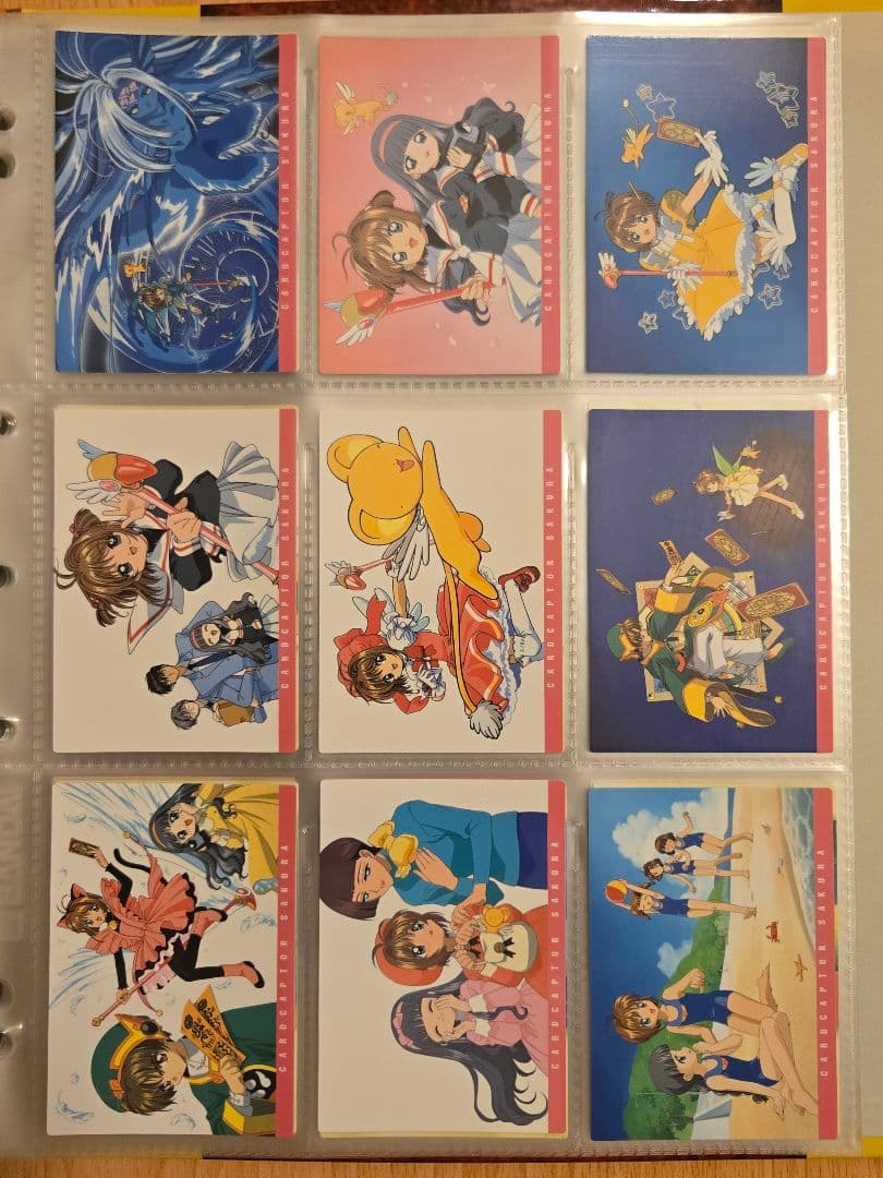 カードダスマスターズ　カードキャプターさくらPART1　セミコンプ、バインダー