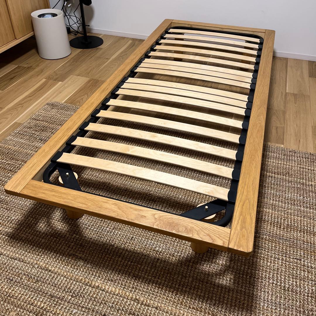無印良品 ベッドフレーム・スモール・オーク材