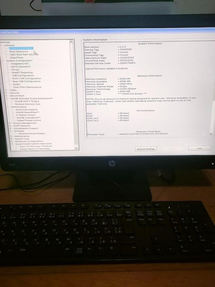 Dell Optiplex 3080 (難あり）中古2
