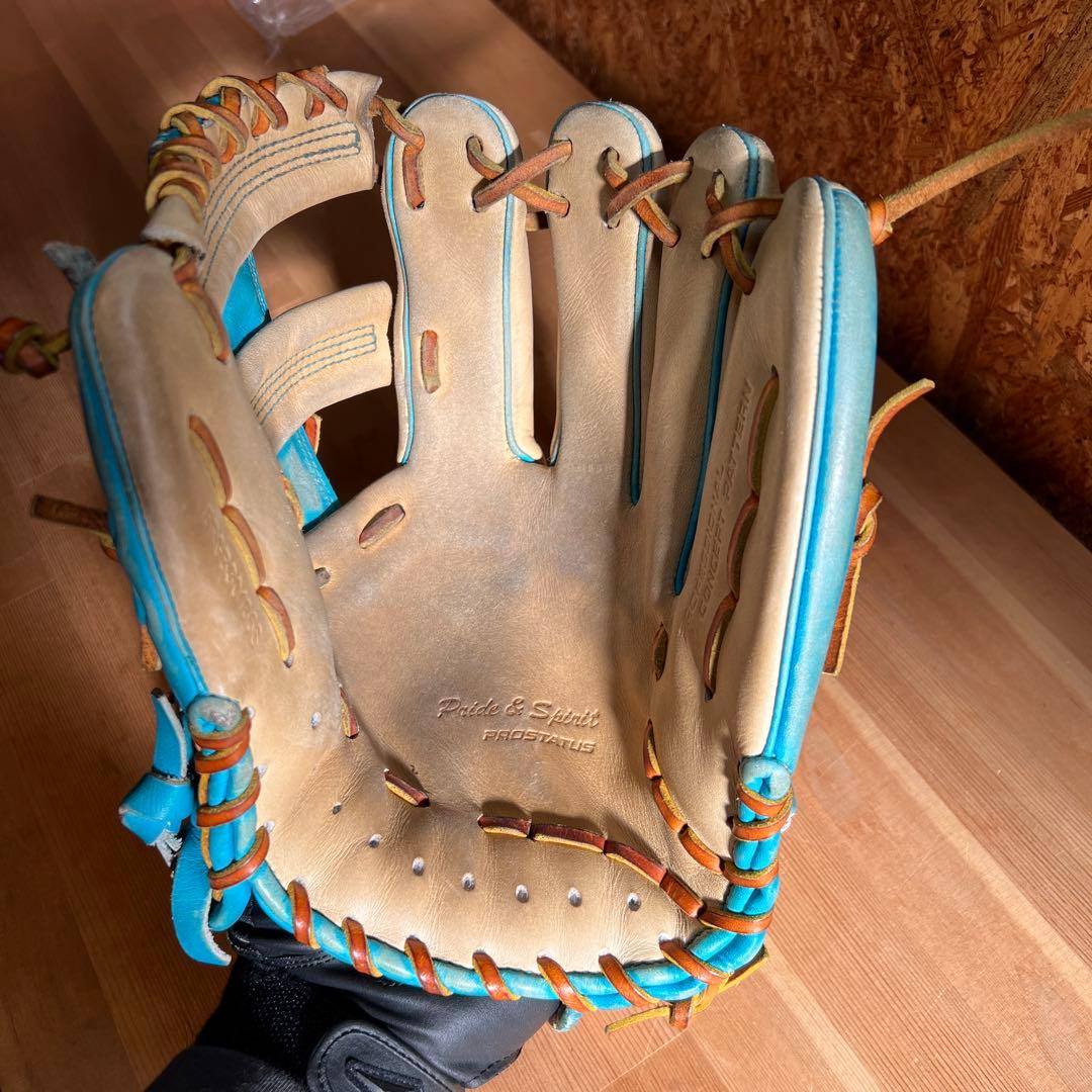 ZETT プロステ　軟式グローブ 源田モデル