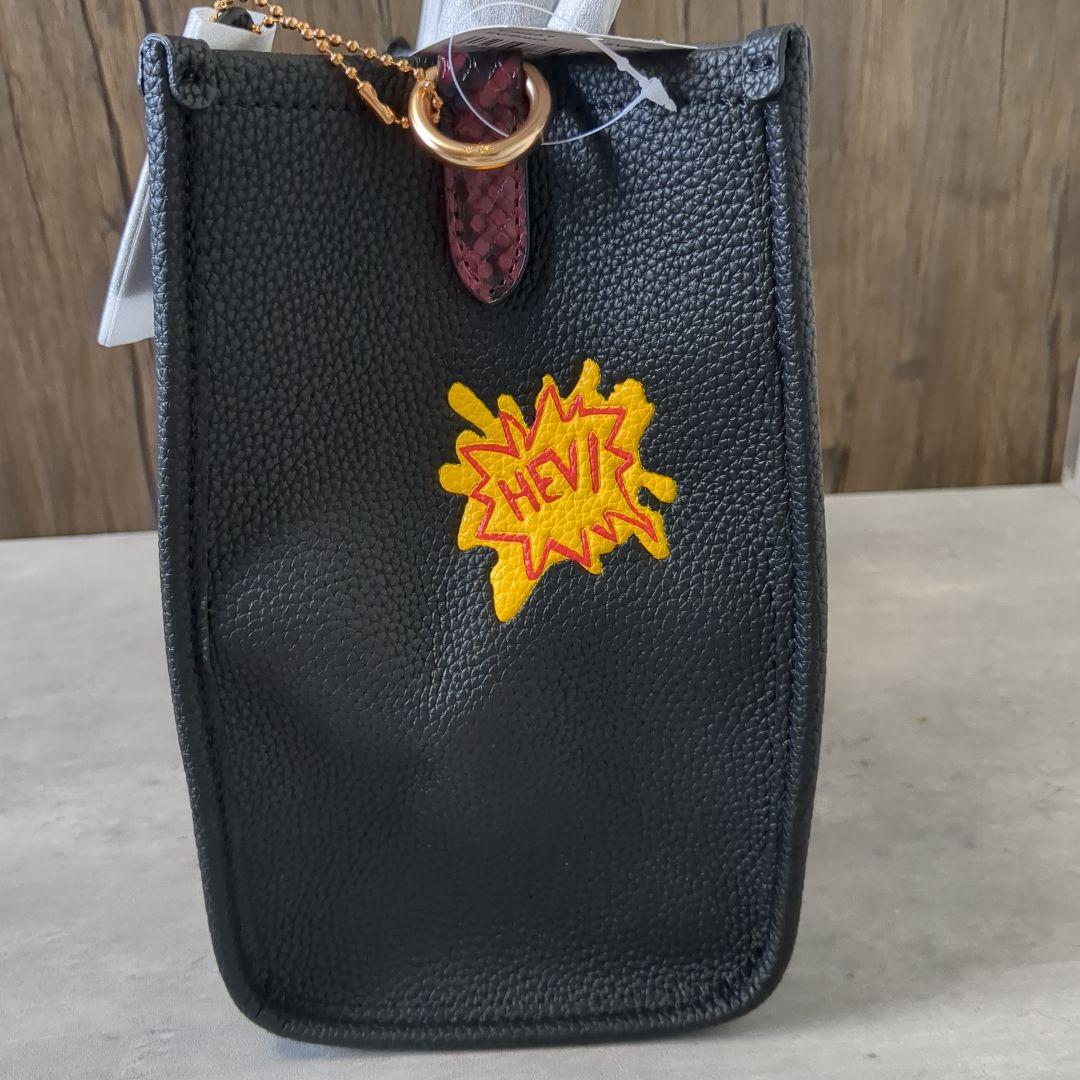 【新品】COACH トートバッグ ブラック バスキア　C5661