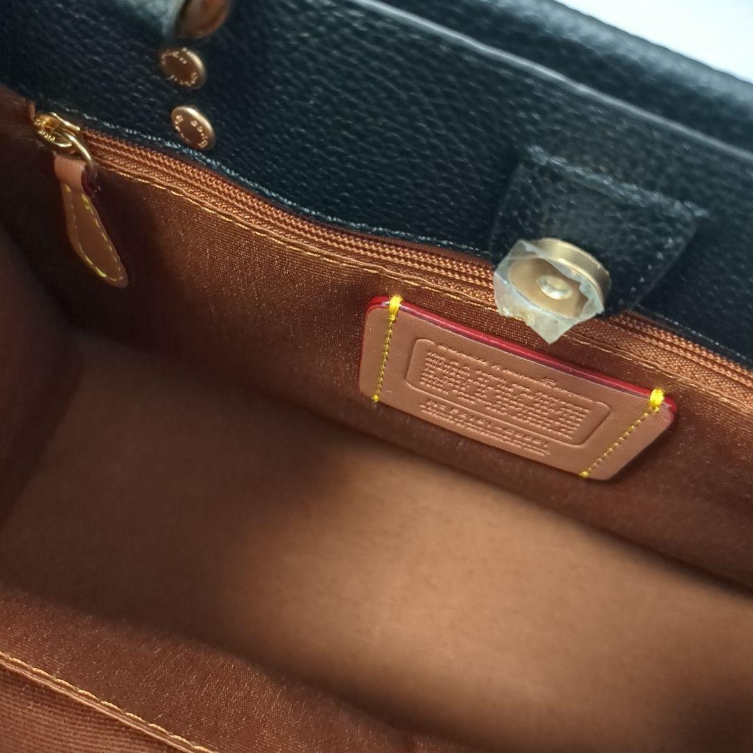 【新品】COACH トートバッグ ブラック バスキア　C5661