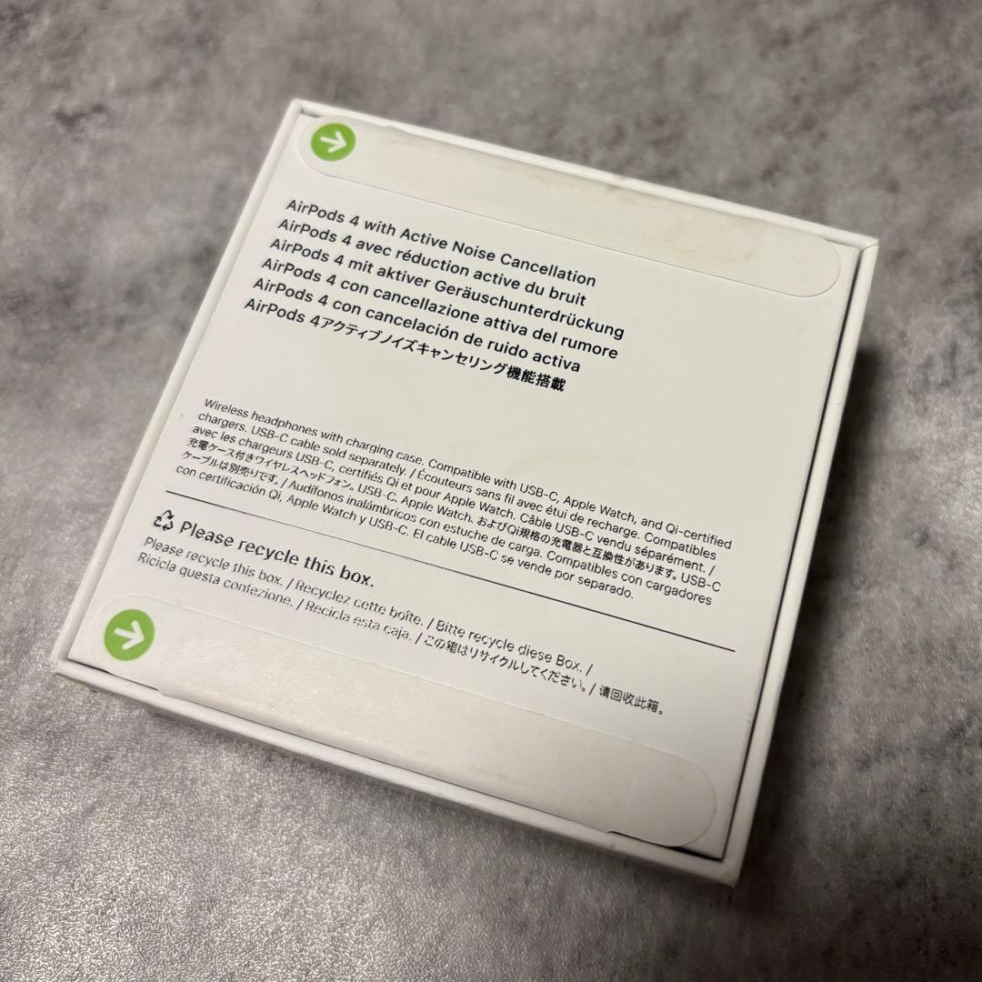 【新品未開封】AirPods4 ノイズキャンセリング搭載 (ANC) Apple