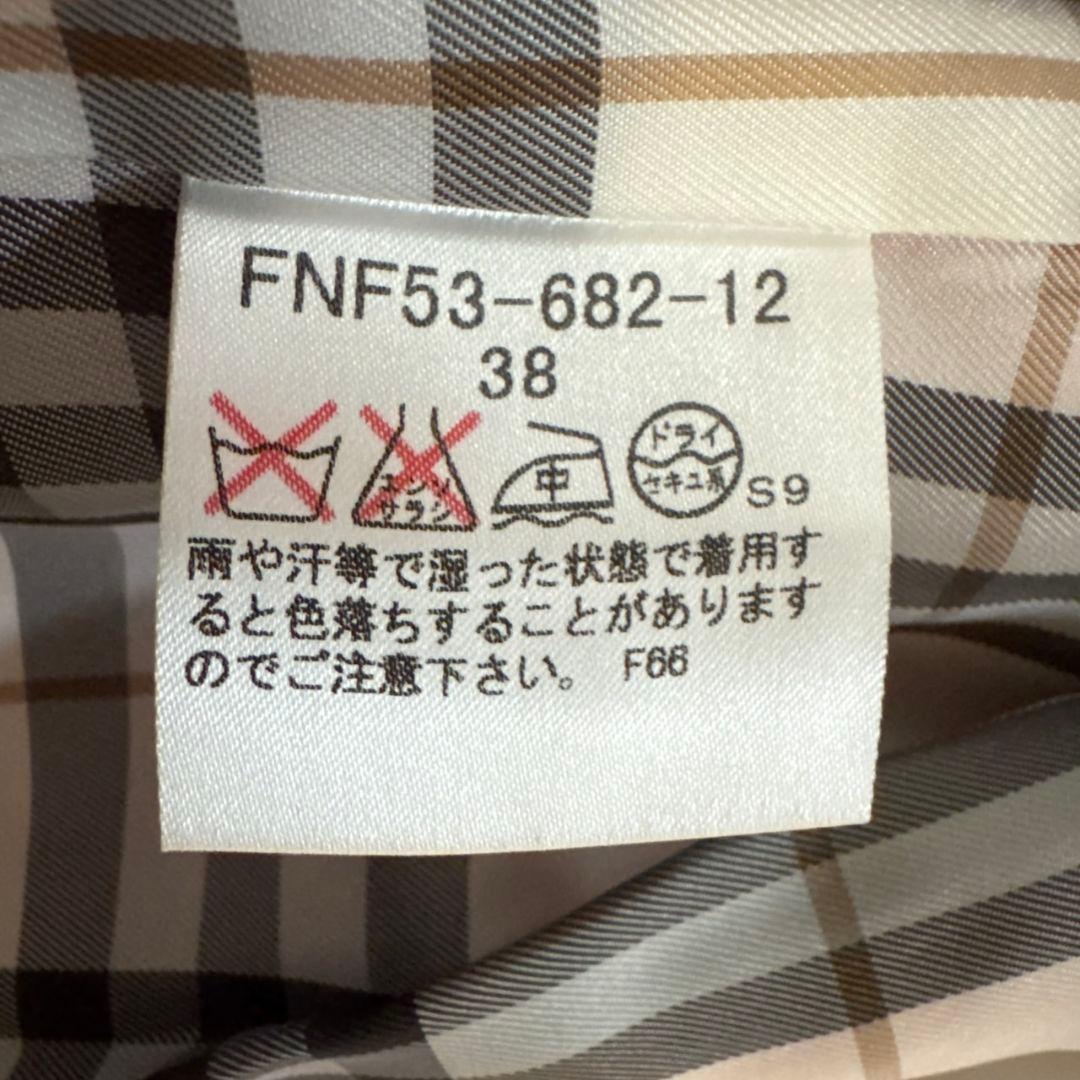 ✨希少✨ バーバリーブルーレーベル コート ベルト ノバチェック ピンク 38