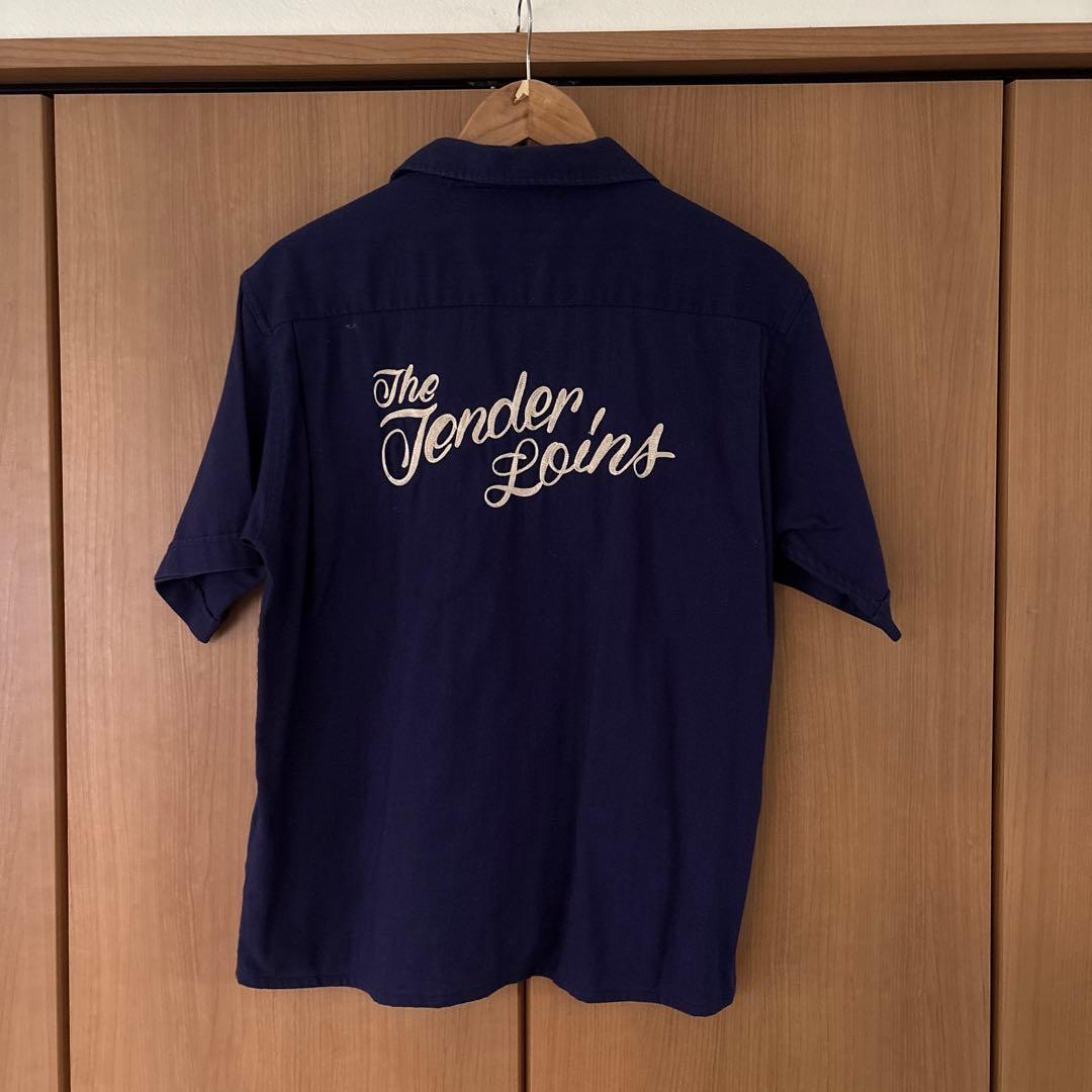 k*o様 オークション Tenderloins ネイビー ボウリング　シャツ　S
