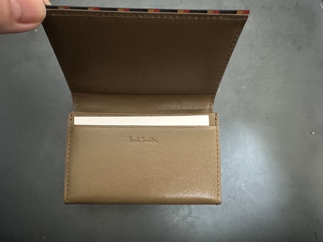ポールスミス ブライトストライプトリム 名刺入れ ☆新品未使用☆