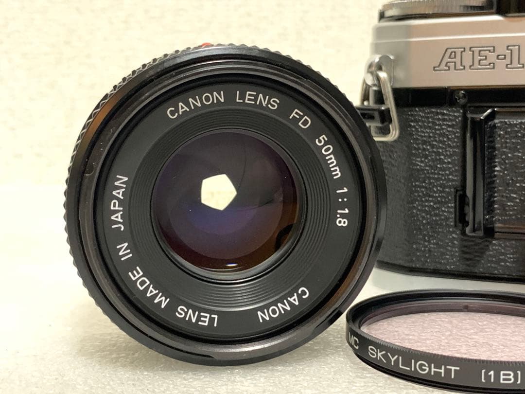 フィルムカメラ Canon AE-1 FD 50mm 1:1.8