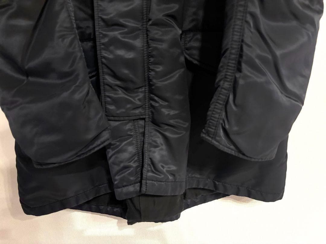 マカフィー　N-3B　ナイロンファーコンビモッズコート　36 ブラック　裏起毛