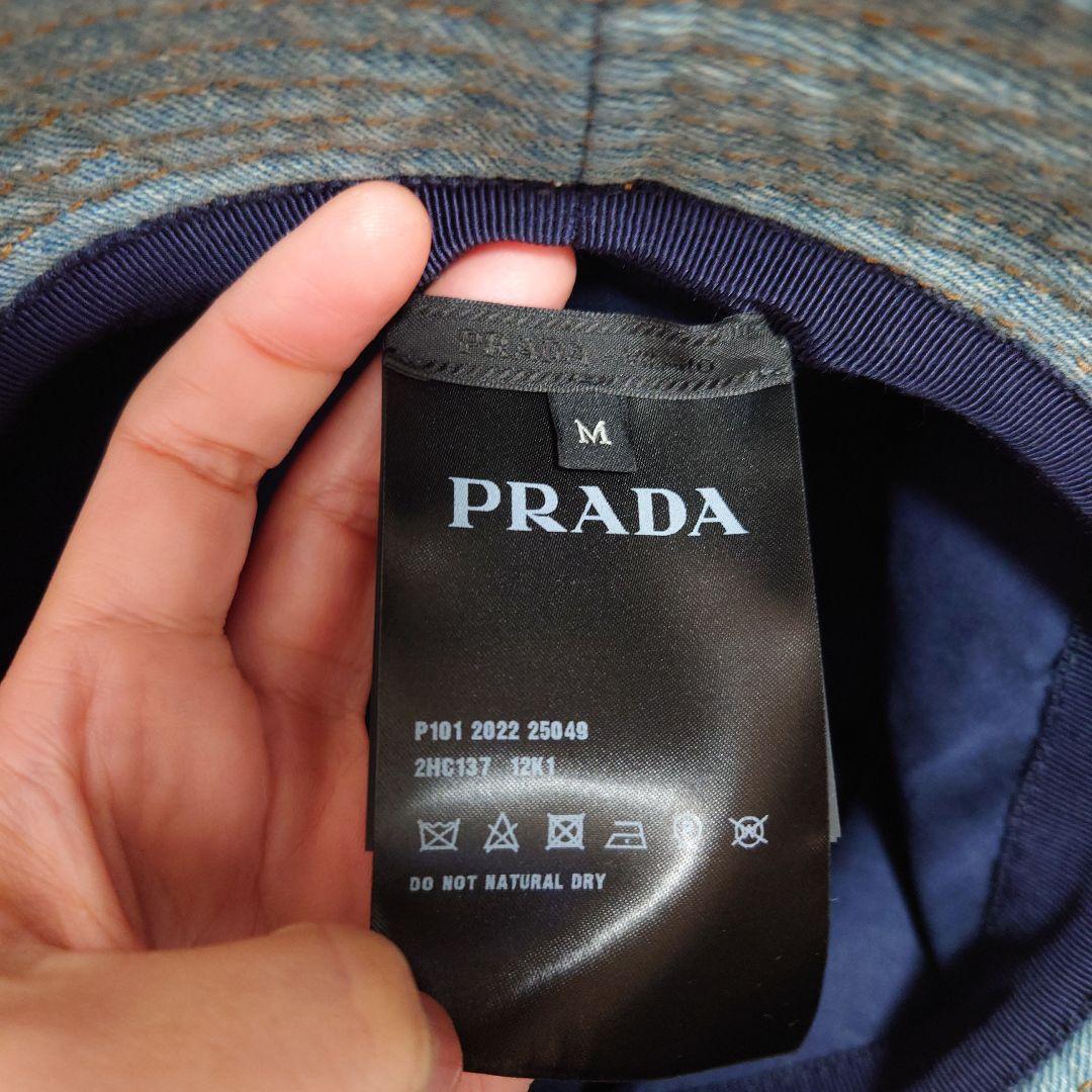 プラダ デニムバケットハット Mサイズ